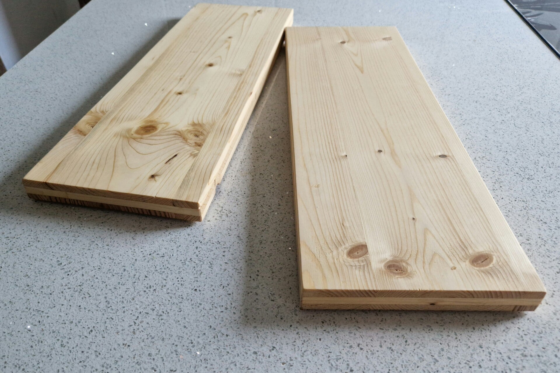 Holzplatte Fichtenoptik